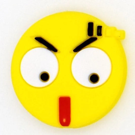 Emoji Angry Look Shoe Charm