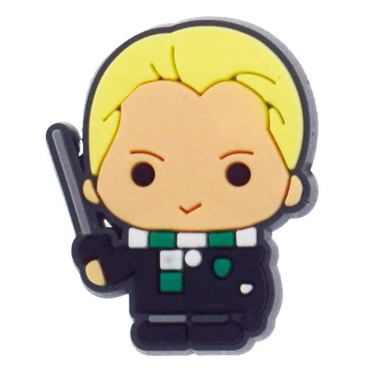 Draco Malfoy With Wand Harry Potter Shoe Charm