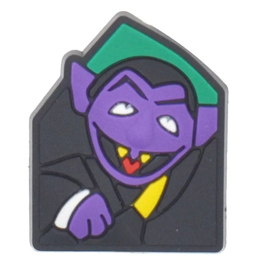 The Count Sesame Street Shoe Charm