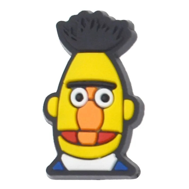 Bert The Yellow Muppet Sesame Street Shoe Charm
