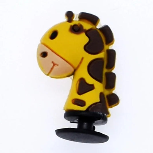 3D Giraffe head shoe charm