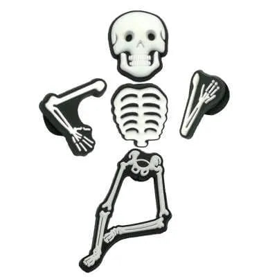 3D Skeleton large size 5 pieces shoe charm