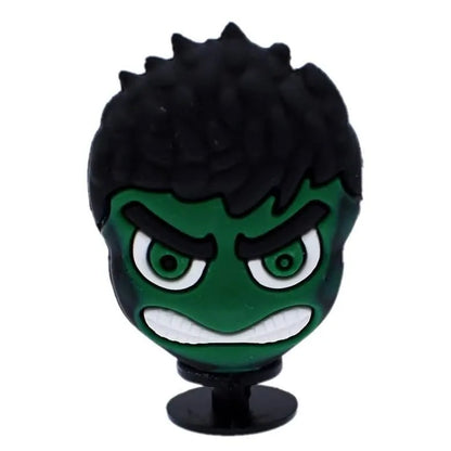 3D Hulk green shoe charm