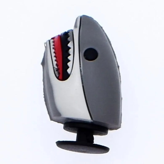 3D Shark grey shoe charm