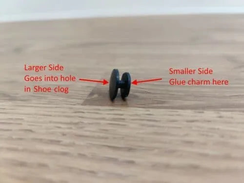 3D Octopus red shoe charm