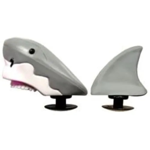 3D Shark 2 parts Brown shoe charm