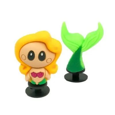3D Mermaid with tail 2 piece set shoe charm