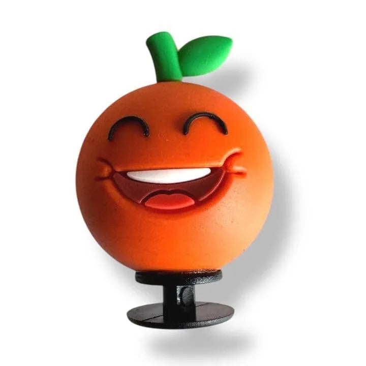 3D Orange fruit shoe charm