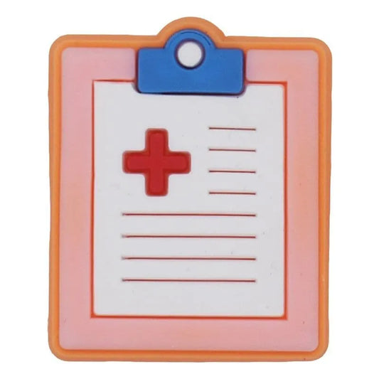 Clipboard Medical Care Shoe Charm