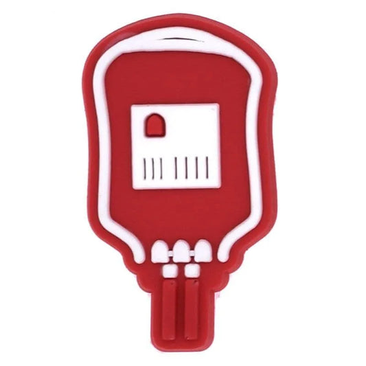 Blood Transfusion Medical Care Shoe Charm