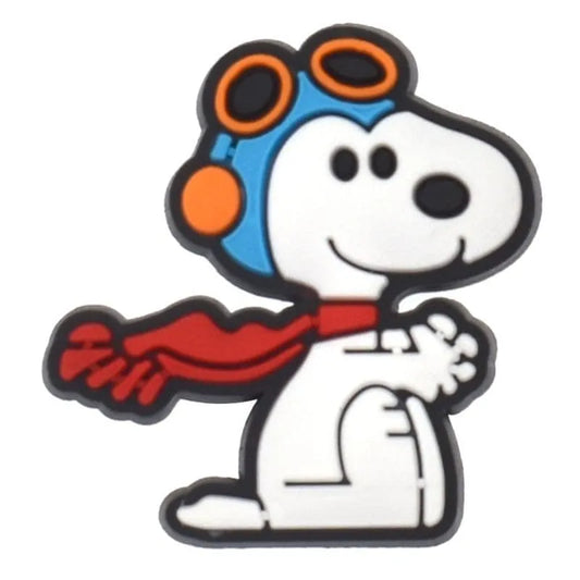 Aviator Snoopy Shoe Charm