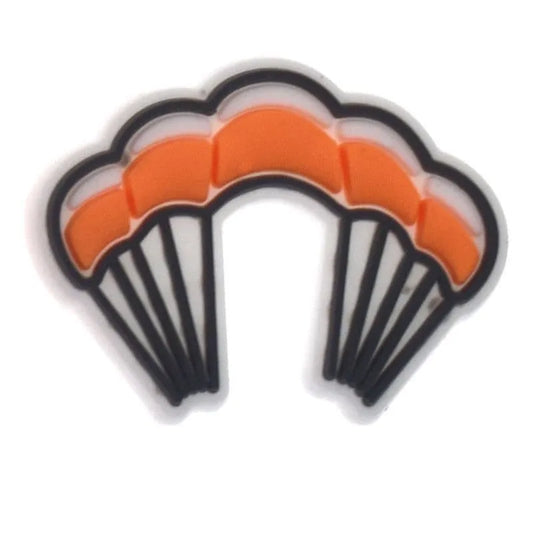 Deployed Parachute Skydiving Shoe Charm