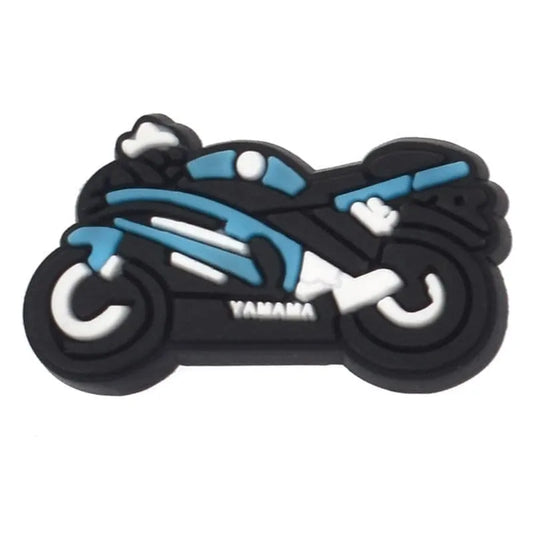 Motorbike Blueflash Shoe Charm