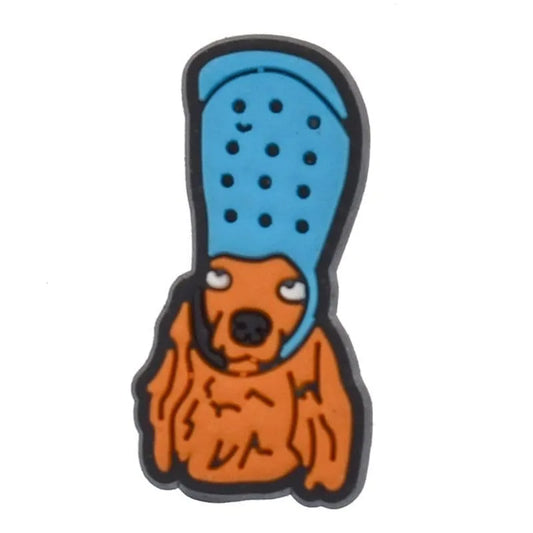 Dog In A Croc Summertime Shoe Charm