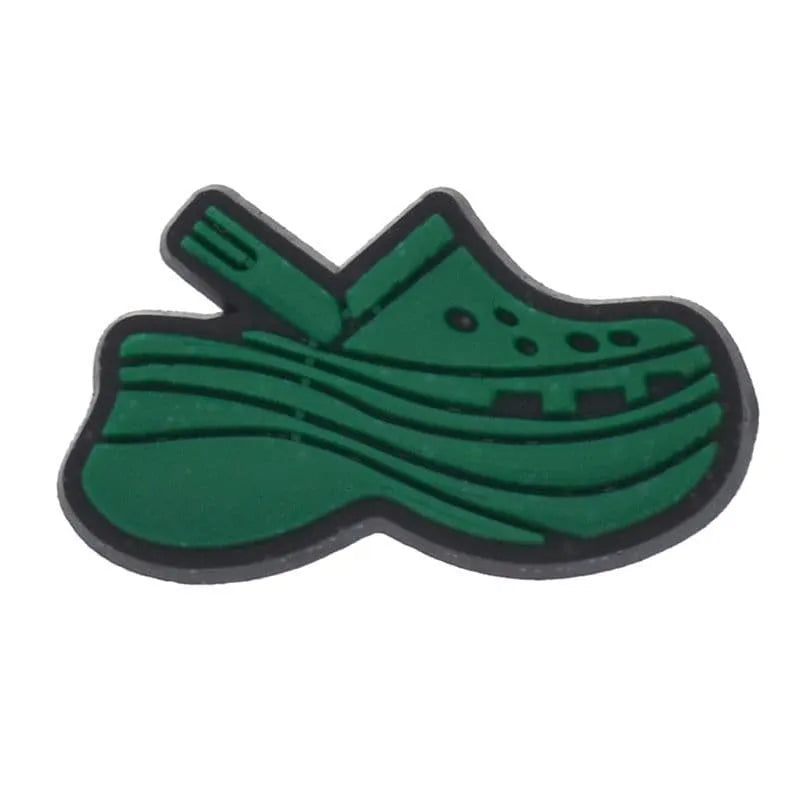 Green Croc Shoe Summertime Shoe Charm