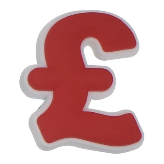 Pound Sterling Symbol Money Shoe Charm