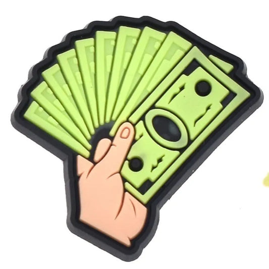 Cash In Hand Money Shoe Charm