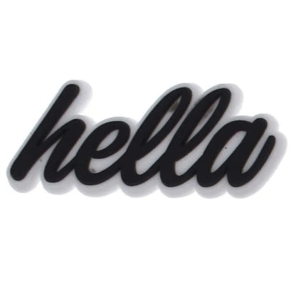 Hella In Black Shoe Charm