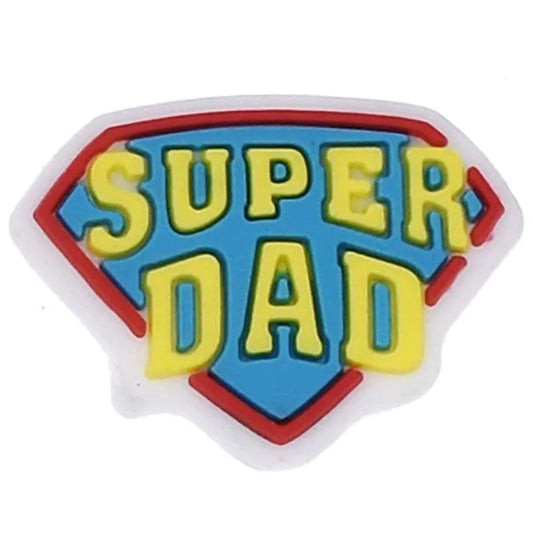 Super Dad Shoe Charm