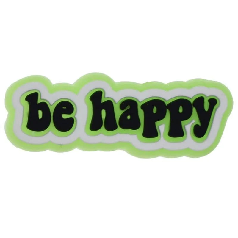 Be Happy Shoe Charm