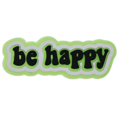 Be Happy Shoe Charm