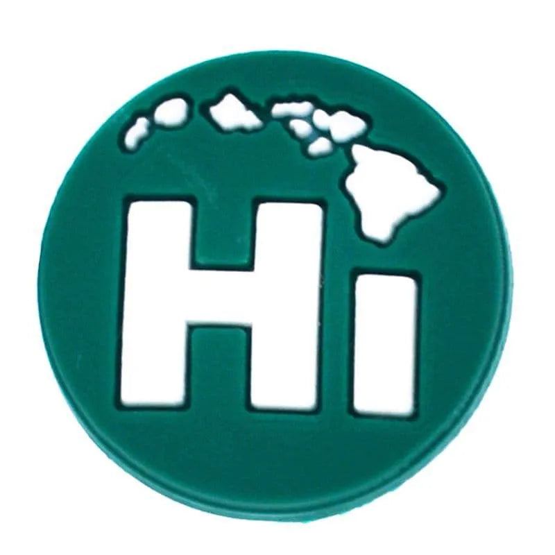 Hi World Green Shoe Charm