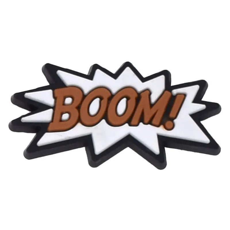 Boom In Soeech Shoe Charm