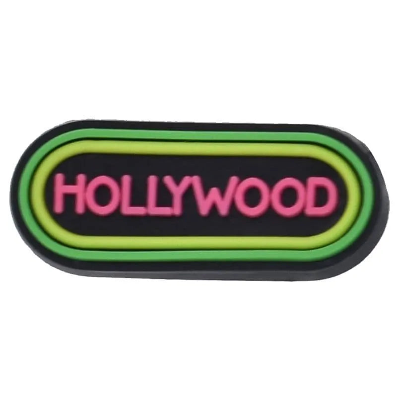 Hollywood Neon Sign Shoe Charm
