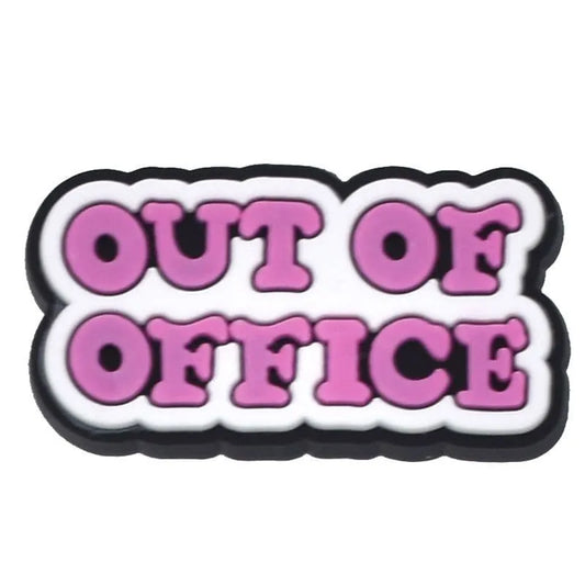 Out Of Office Shoe Charm