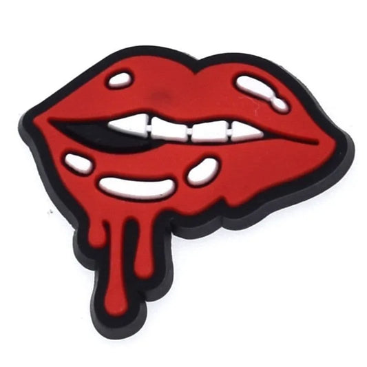 Drippy Lips Cosmetics Shoe Charm