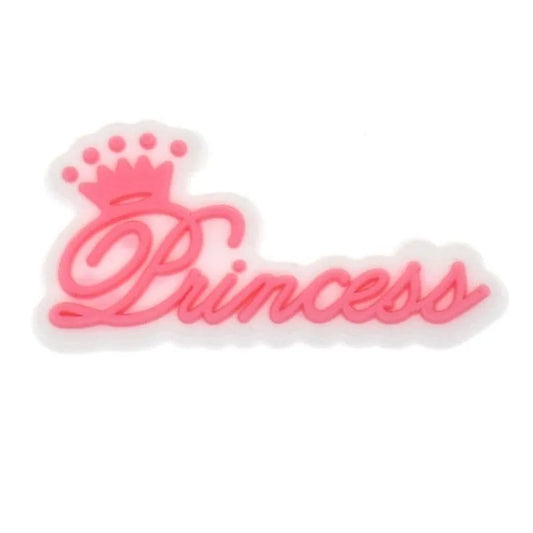 Barbie Princess Sign Logo Shoe Charm