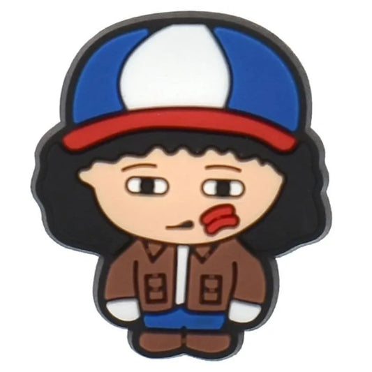 Dustin With Marked Face Stranger Things Shoe Charm