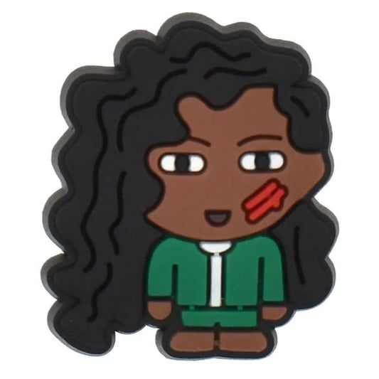 Erica Sinclair With Marked Facestranger Things Shoe Charm