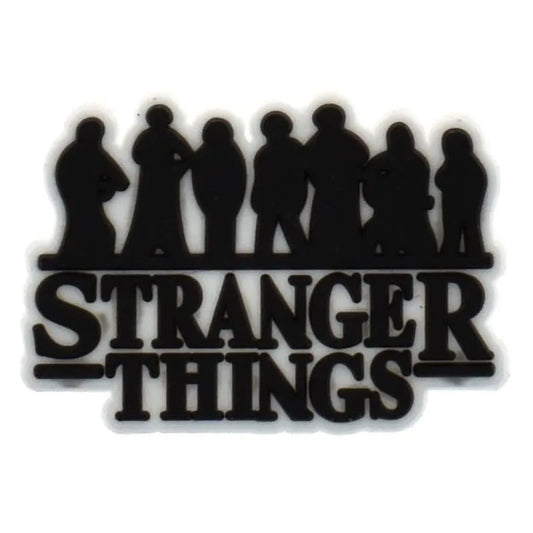 Stranger Things Sillouettes Sign Logo Stranger Things Shoe Charm