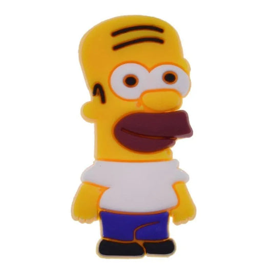 Homer Standing Straight Simpsons Shoe Charm