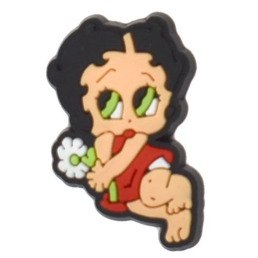 Betty With A Flower Betty Boop Shoe Charm