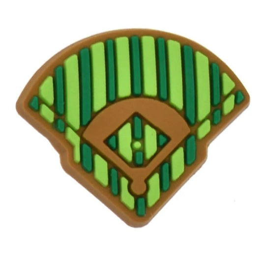Baseball Field Shoe Charm