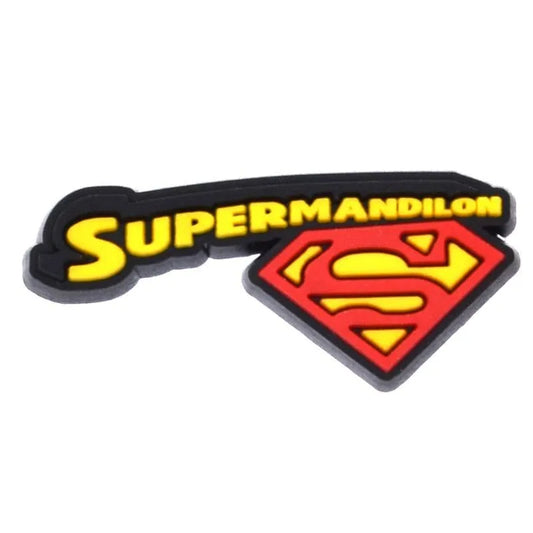 Superman Stylized Flash Shoe Charm