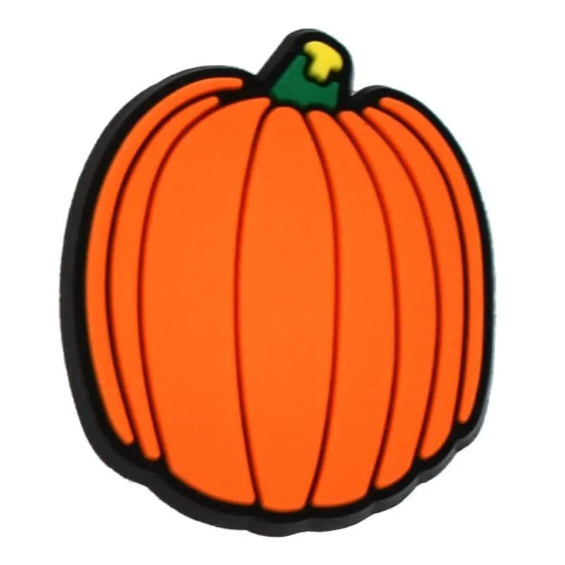 Jack-O' Lantern Pumpkin Shoe Charm