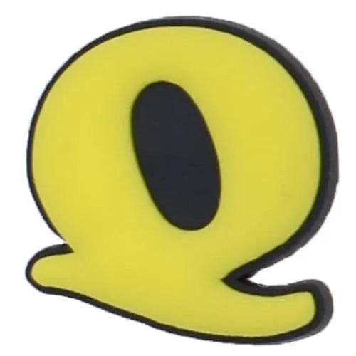 Shoe Charm - Letters A-Z Comic Sans Typestyle