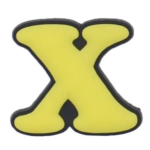 Shoe Charm - Letters A-Z Comic Sans Typestyle