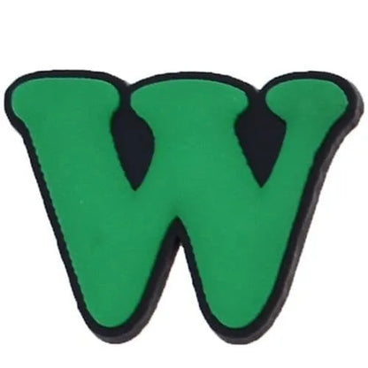 Shoe Charm - Letters A-Z Comic Sans Typestyle