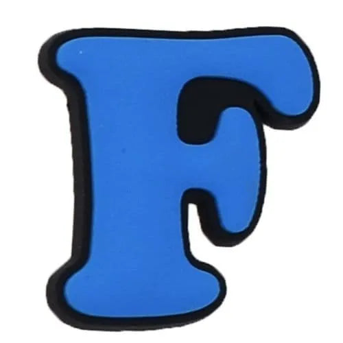 Shoe Charm - Letters A-Z Comic Sans Typestyle