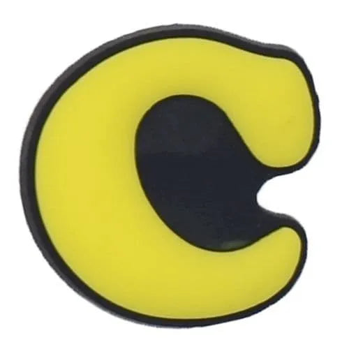 Shoe Charm - Letters A-Z Comic Sans Typestyle