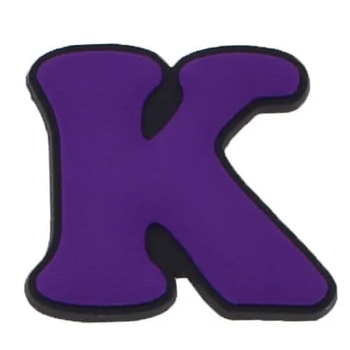 Shoe Charm - Letters A-Z Comic Sans Typestyle