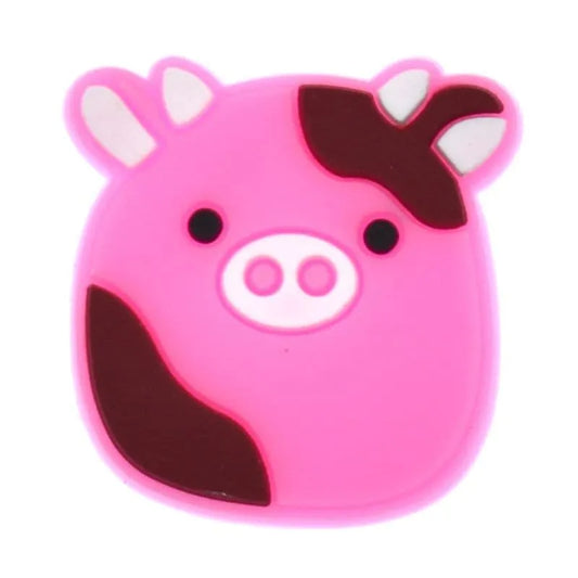 Squishmallow Cute Brown Spot Cow Shoe Charm