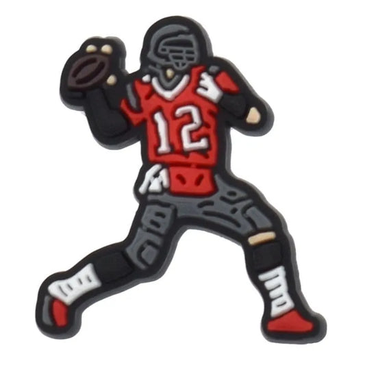 Catch The Ball American Football Shoe Charm