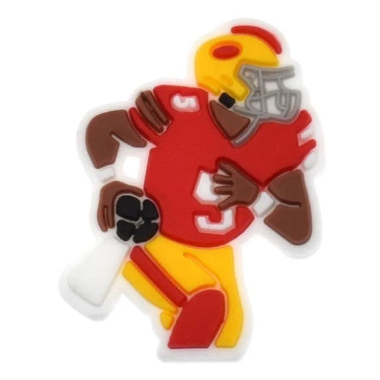 Block Tackle American Football Shoe Charm