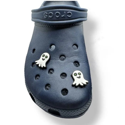 Ghostly Ghoul White shoe charm