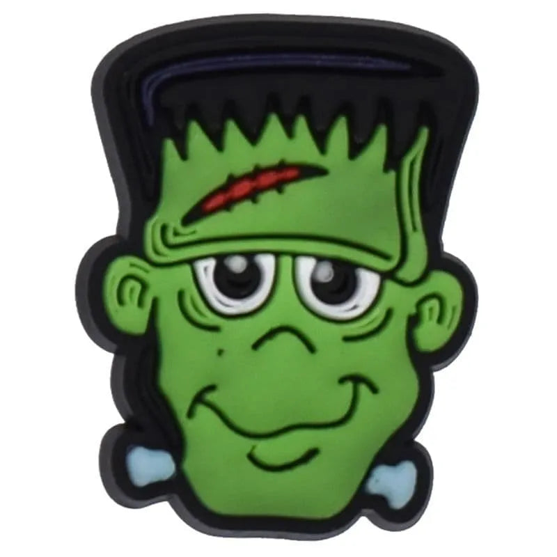 Frankenstein'S Monster Head Shoe Charm